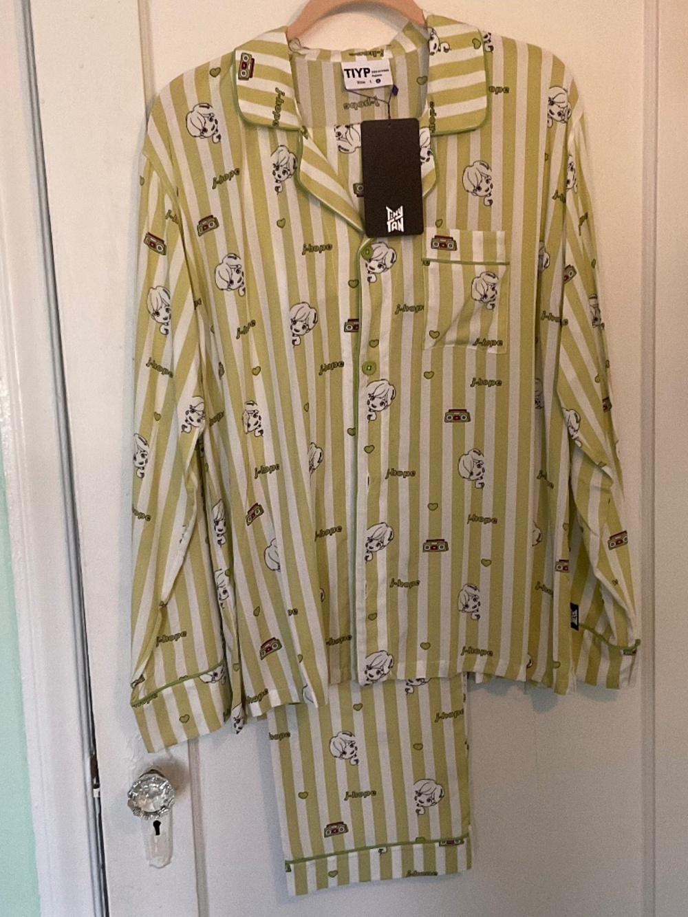 BTS J-hope tinytan pajama set - size 2